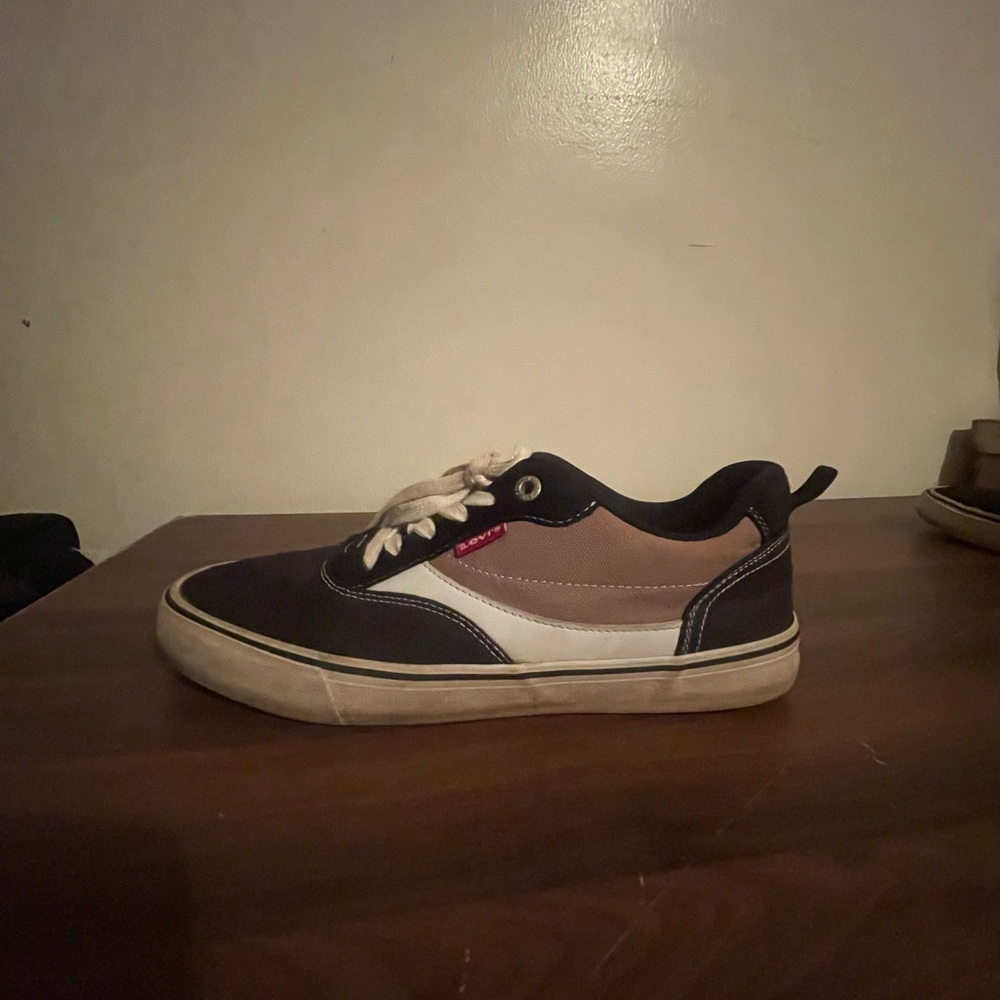 Men's Black and Brown Casual Sneakers